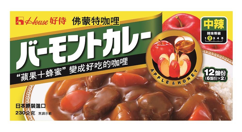 佛蒙特咖哩塊-中辣230g克 x 1Box盒 <230g克 x 1 x 1Box盒>