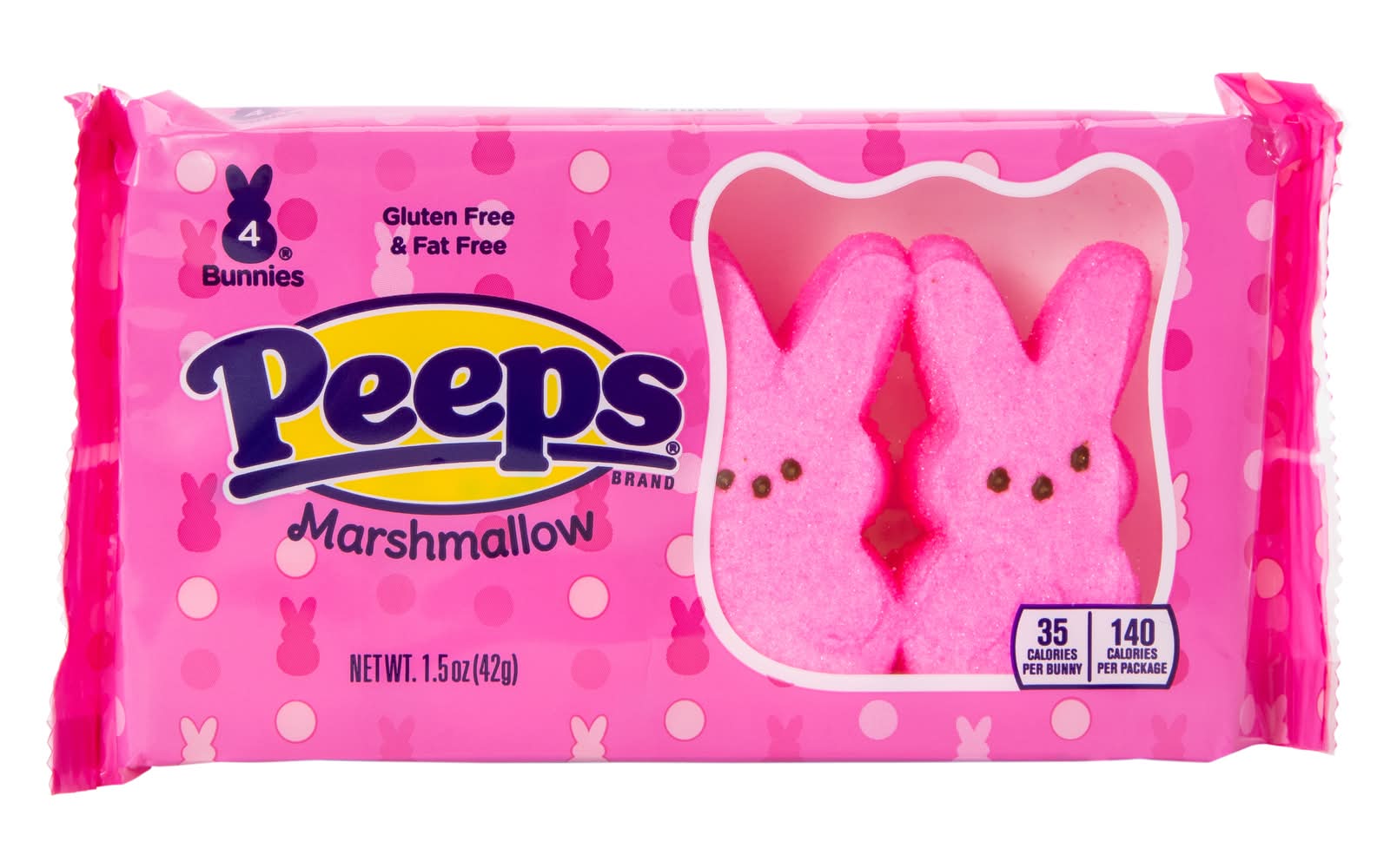 Peeps® Pink Marshmallow Bunnies 4-Pack