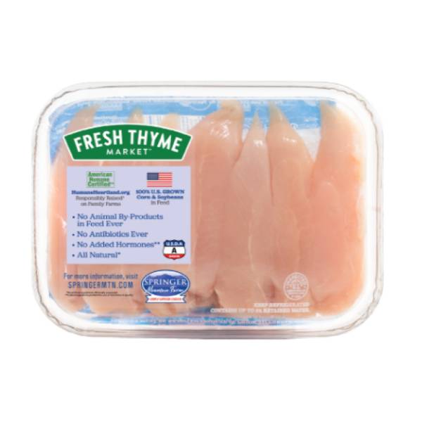 Fresh Thyme Antibiotic Free Boneless Skinless Chicken Tenders