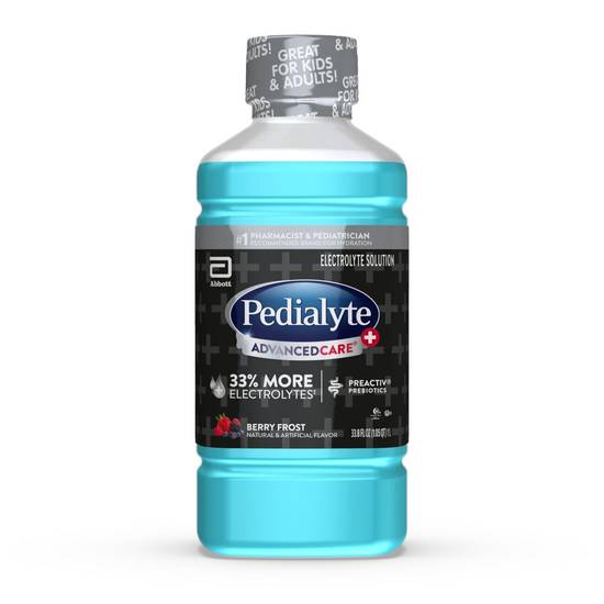 Pedialyte Advanced Care Electrolyte Drink, Berry Frost, 33.8 FL OZ