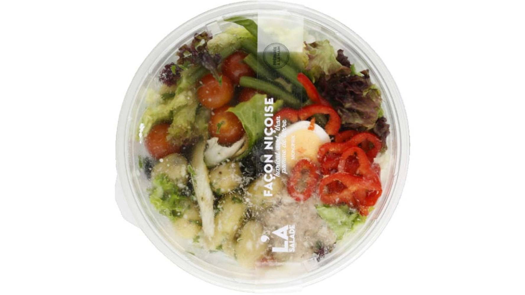 Monoprix Salade fa\on ni\oise haricot vert, thon, pomme de terre La barquette de 285 g