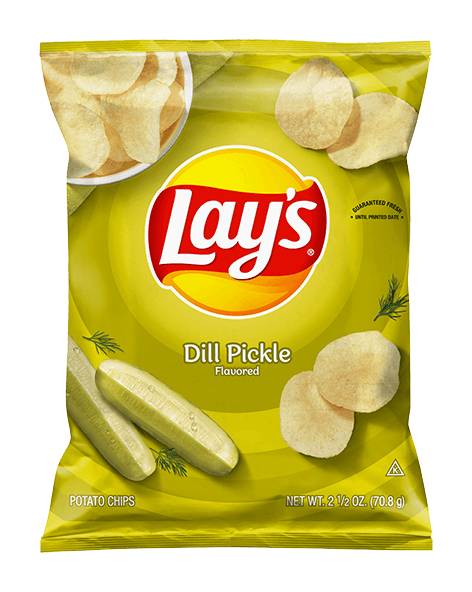 Lay's Dill Pickle Flavored Potato Chips 2.5oz