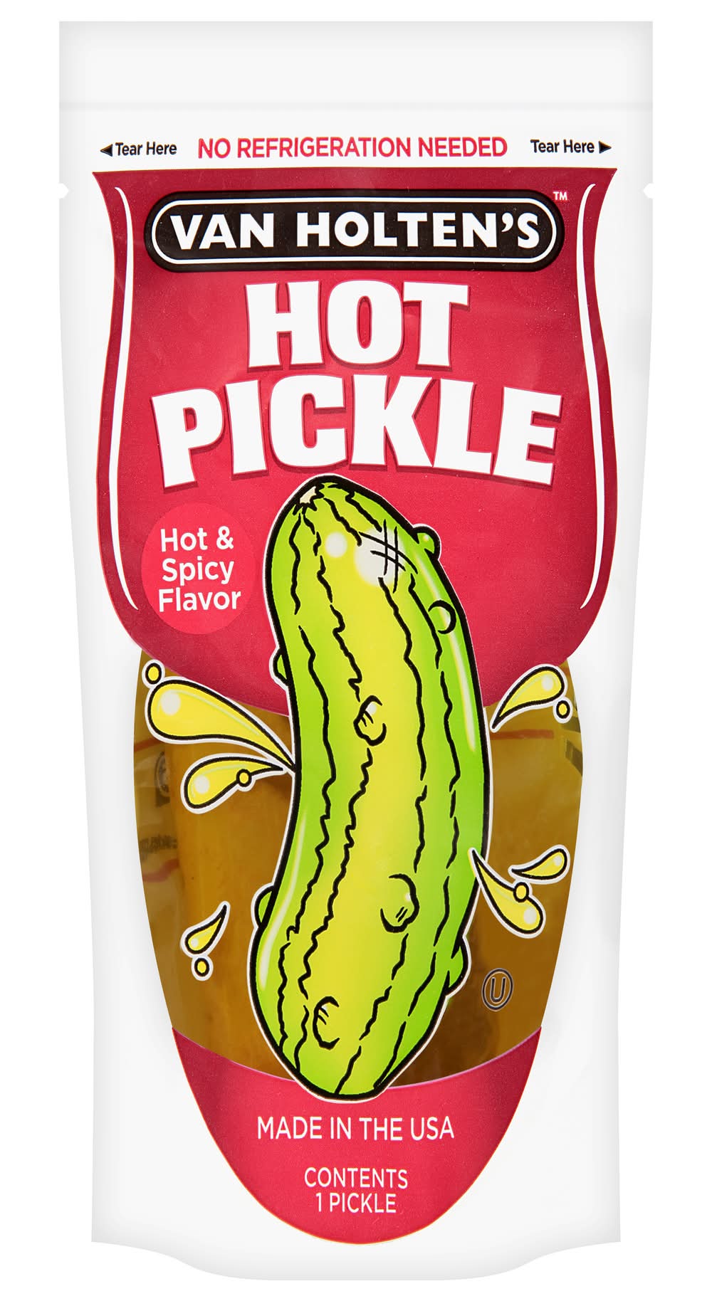 Van Holten's Kosher Hot & Spicy Flavor Dill Pickle (1 oz)