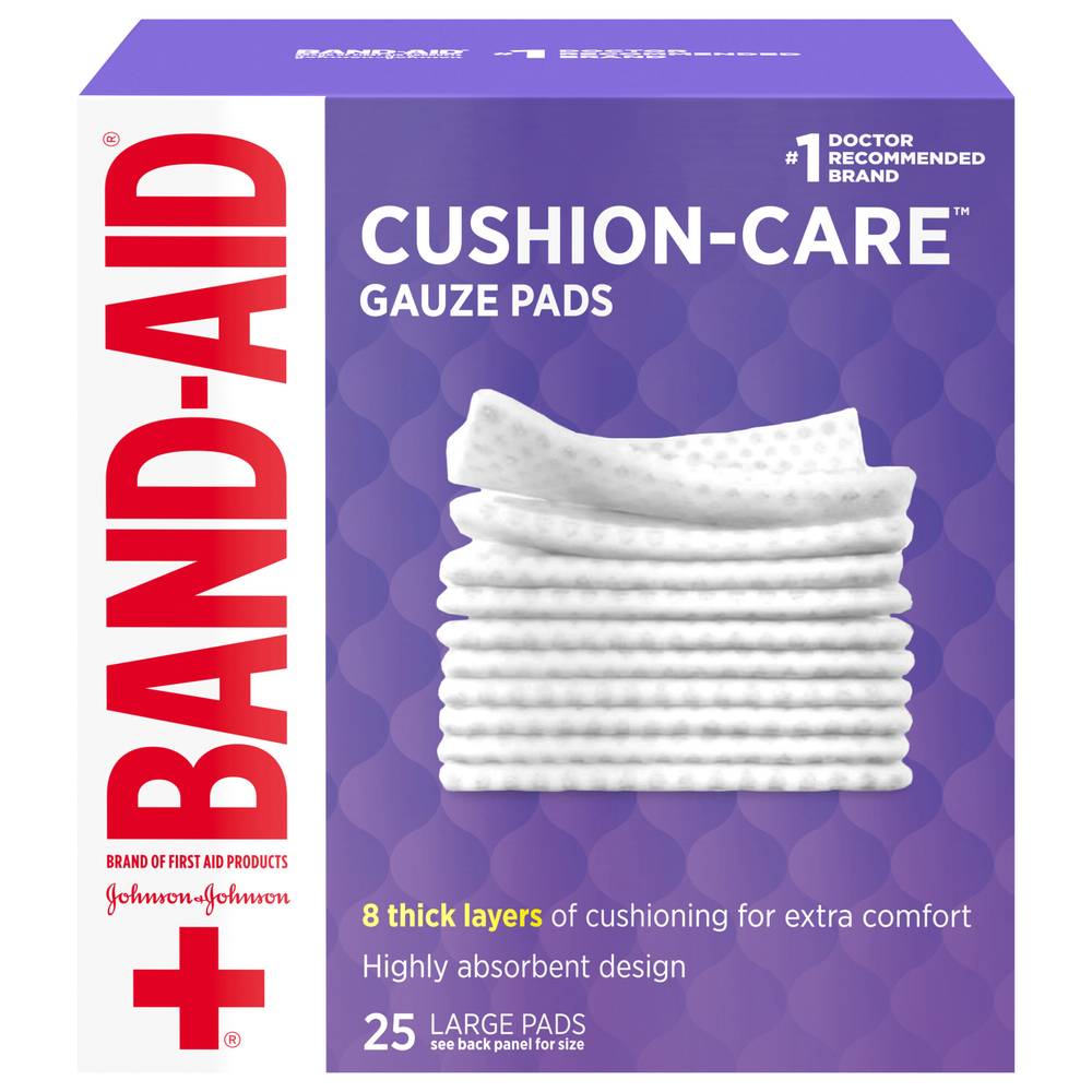 Band-Aid Large Gauze Pads (6.38 oz)