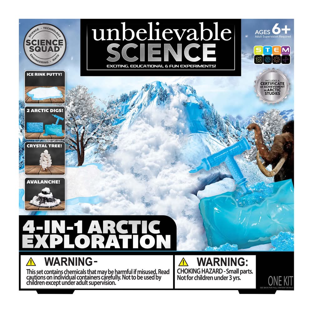 Unbelievable Science 4-in-1 STEM Kit Blue