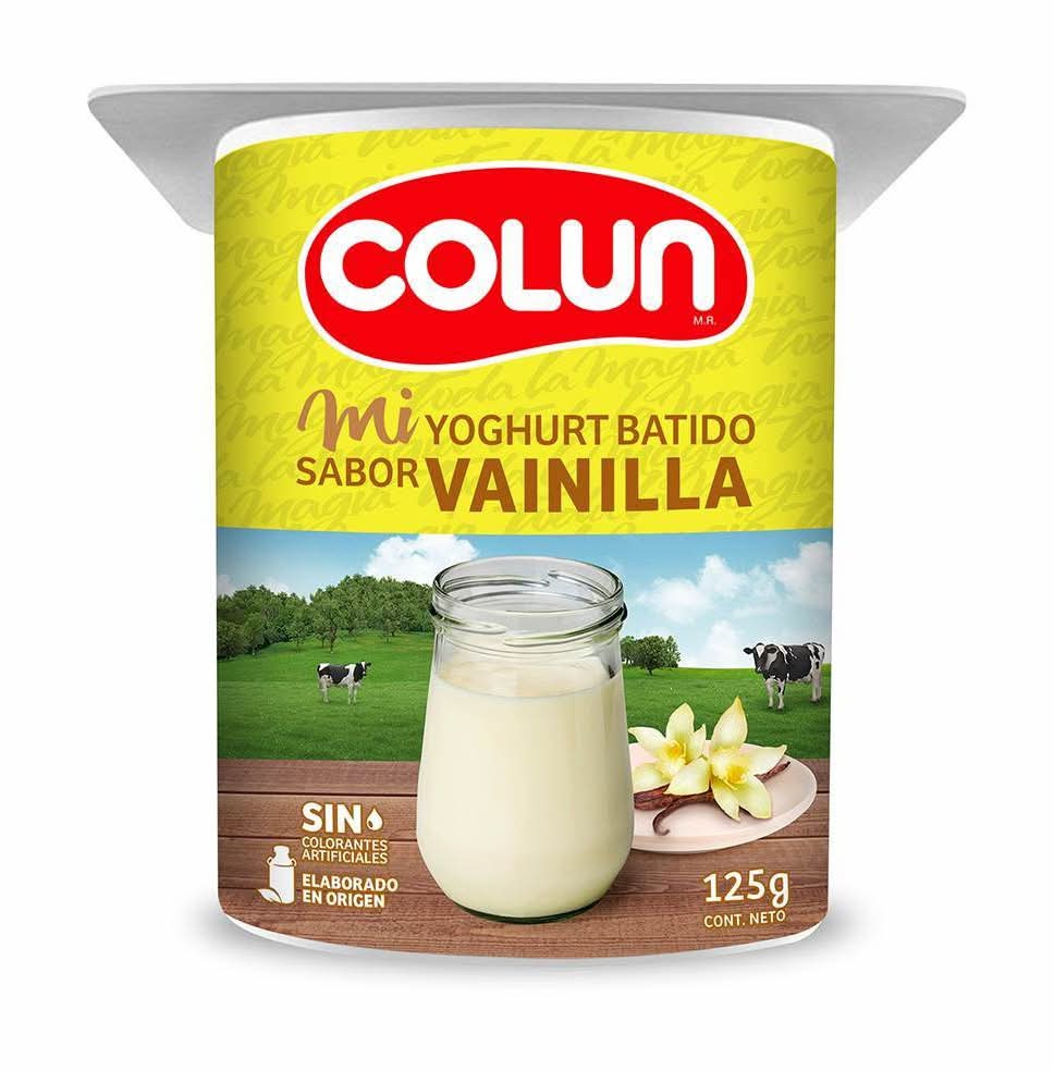 Colun · Yoghurt batido - Vainilla (125 g)