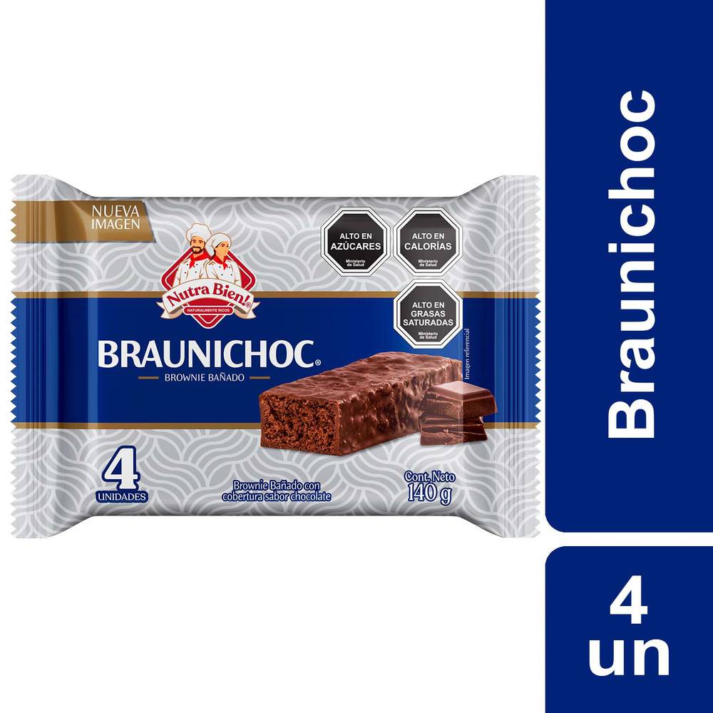 Nutra Bien · Brownie - Chocolate (4 un)