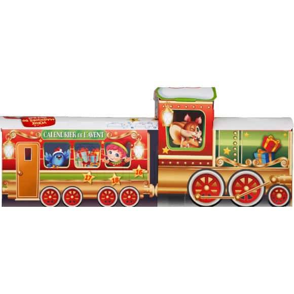 Kinder - Calendrier de l'avent train 3d avec chocolats (24)