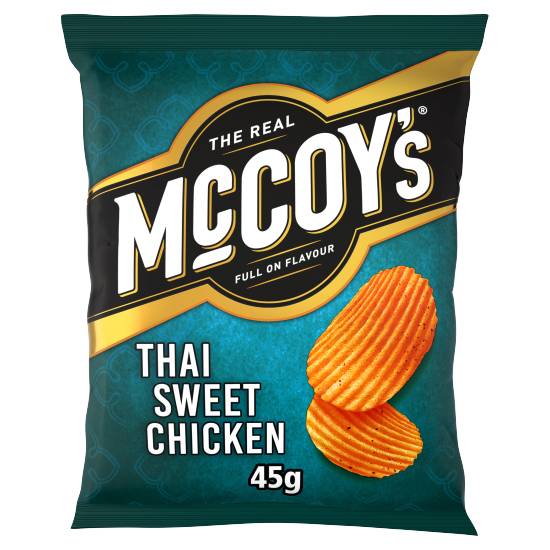 McCoy's Chicken, Ridge Cut Thai Sweet Potato Crisps (45g)