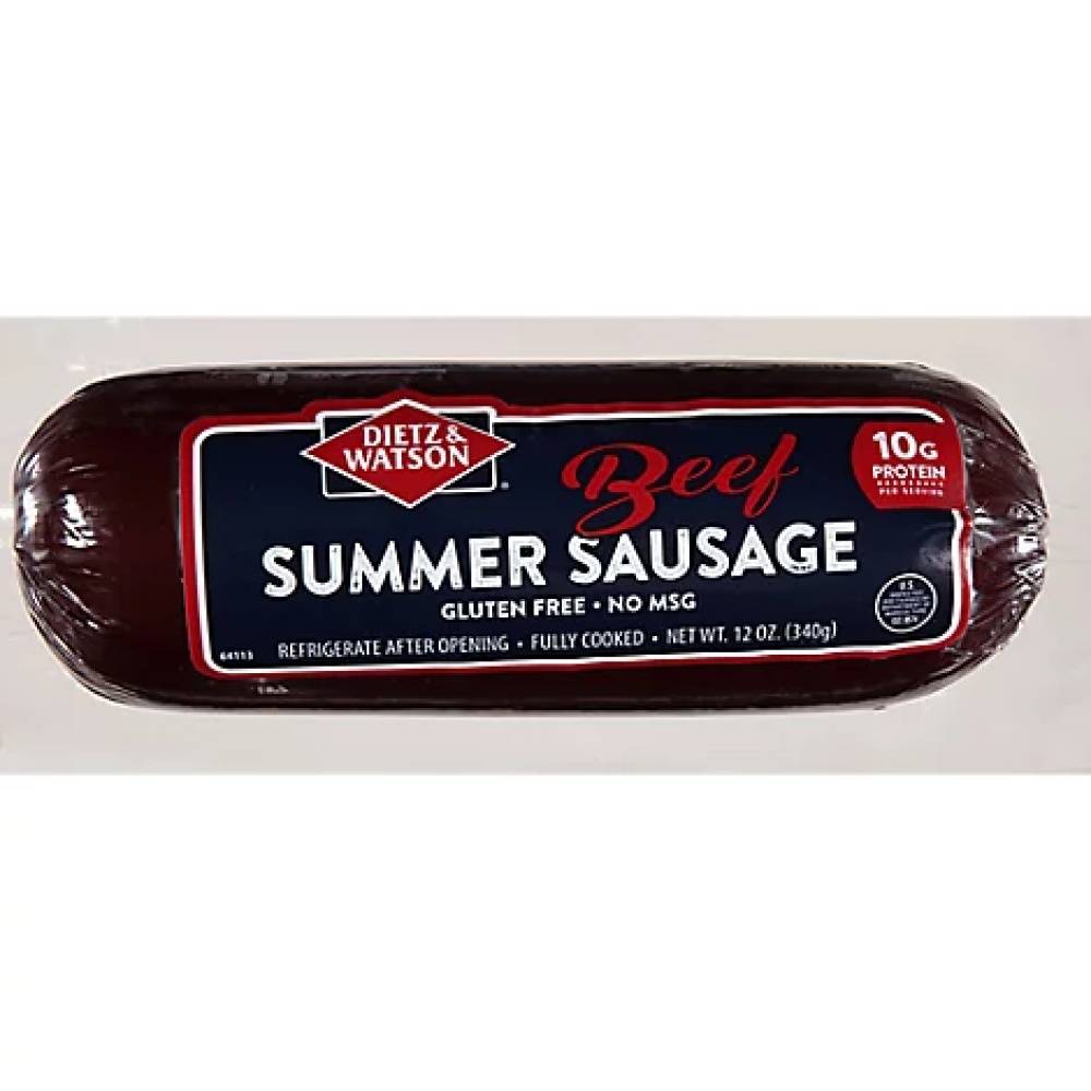 Dietz & Watson Beef Summer Sausage (12 oz)