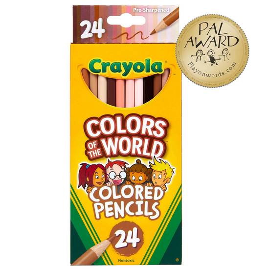 Crayola Colored Pencils Colors of the World - 24 ct