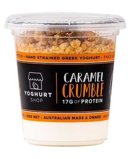 The Yoghurt Shop Caramel Crumble Yoghurt (190g)