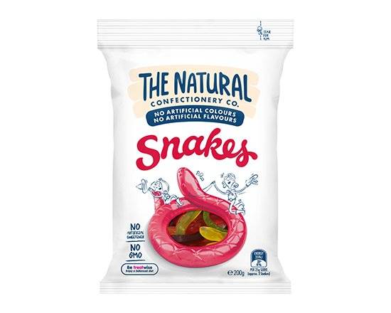 The Natural Confect. Co Snakes 200g