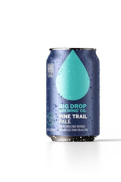 Big Drop Brewing Co. Pine Trail Non Alcoholic Pale Ale Beer (6 ct, 12 oz)