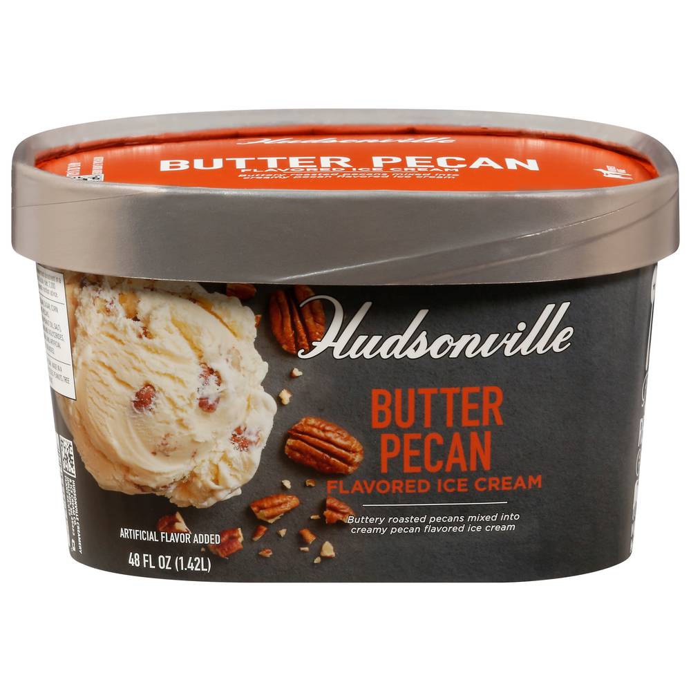 Hudsonville Butter Pecan Flavored Ice Cream