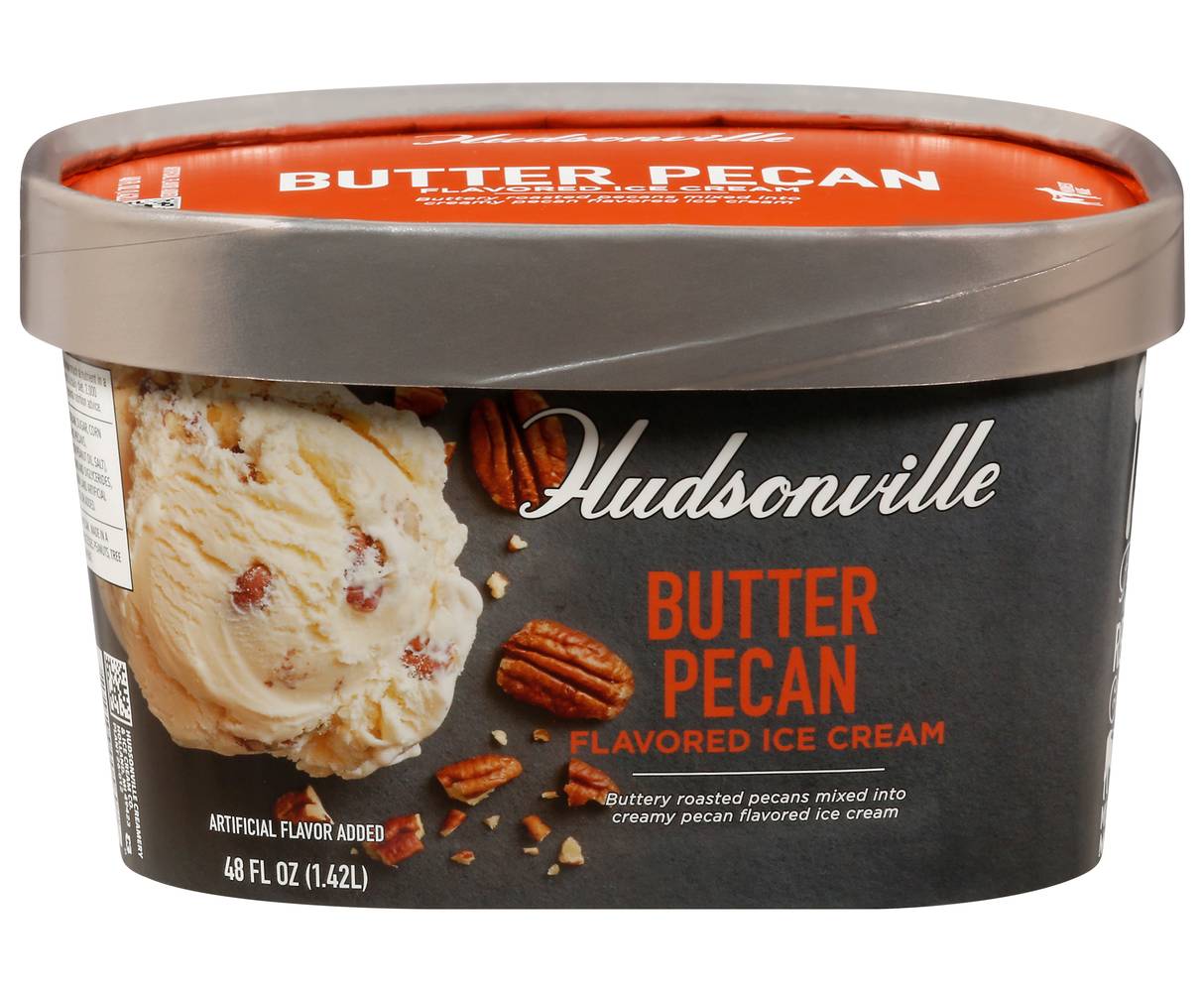 Hudsonville Butter Pecan Flavored Ice Cream (48 fl oz)