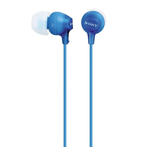 Sony audífonos alámbricos azul mdr-ex15lp (1 pieza)