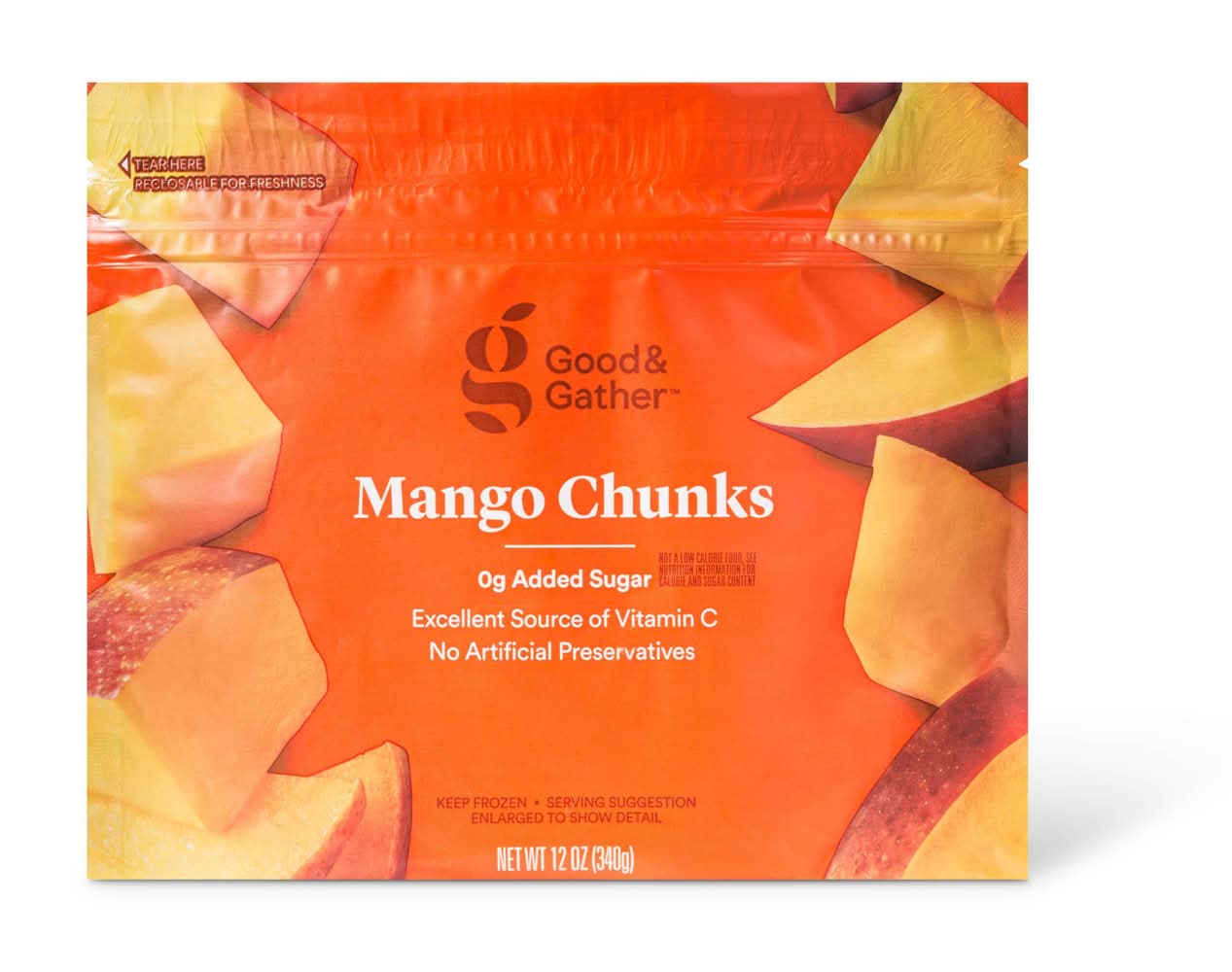 Good & Gather Frozen Mango Fruit Chunks (12 oz)
