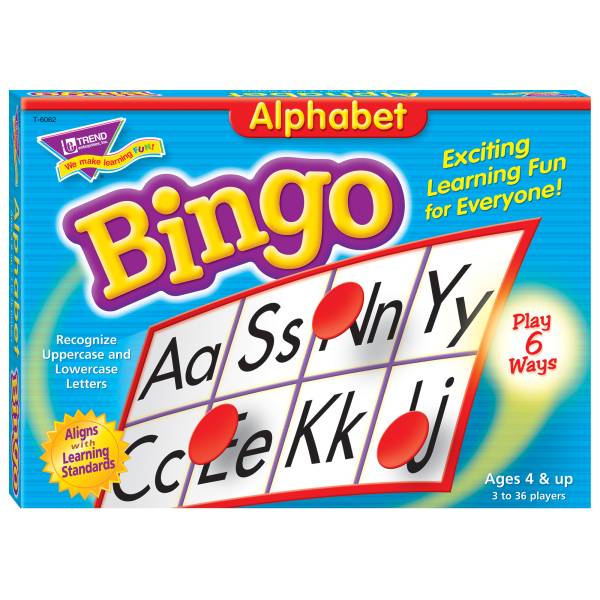 Trend® Bingo Game, Alphabet