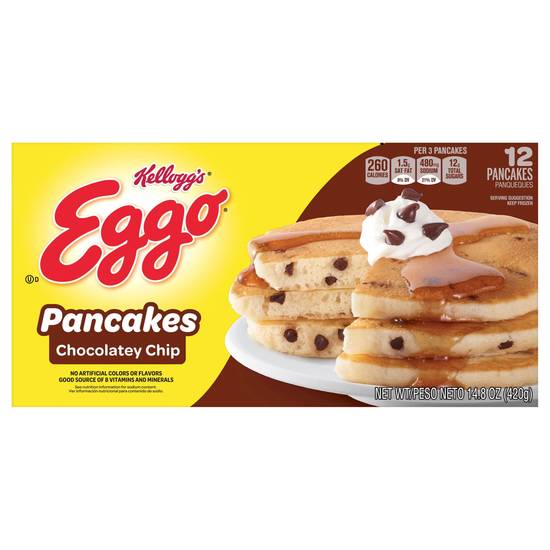 Eggo Kellogg's Chocolatey Chip Pancakes