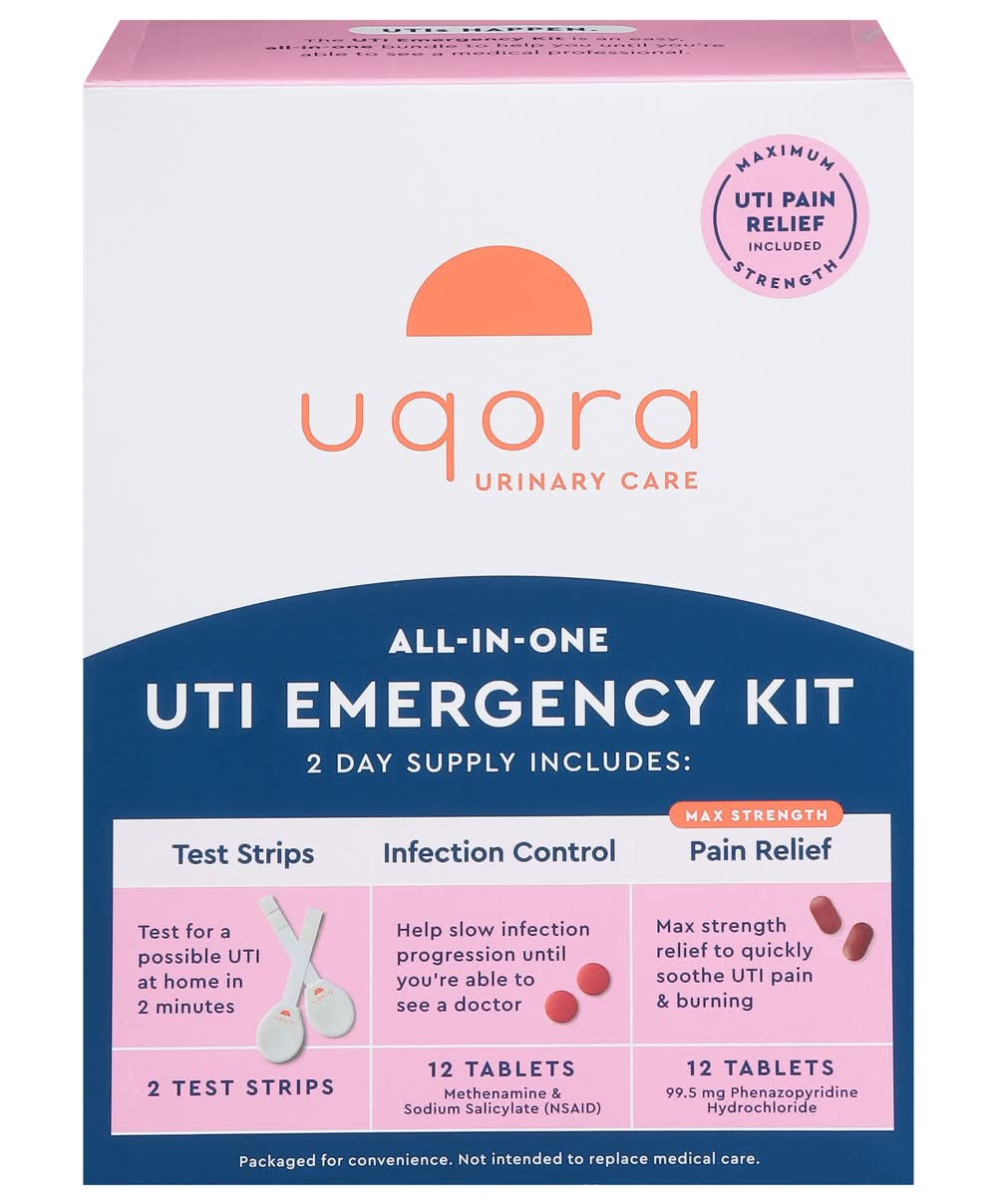 Uqora Urinary Care All-In-One Uti Emergency Kit