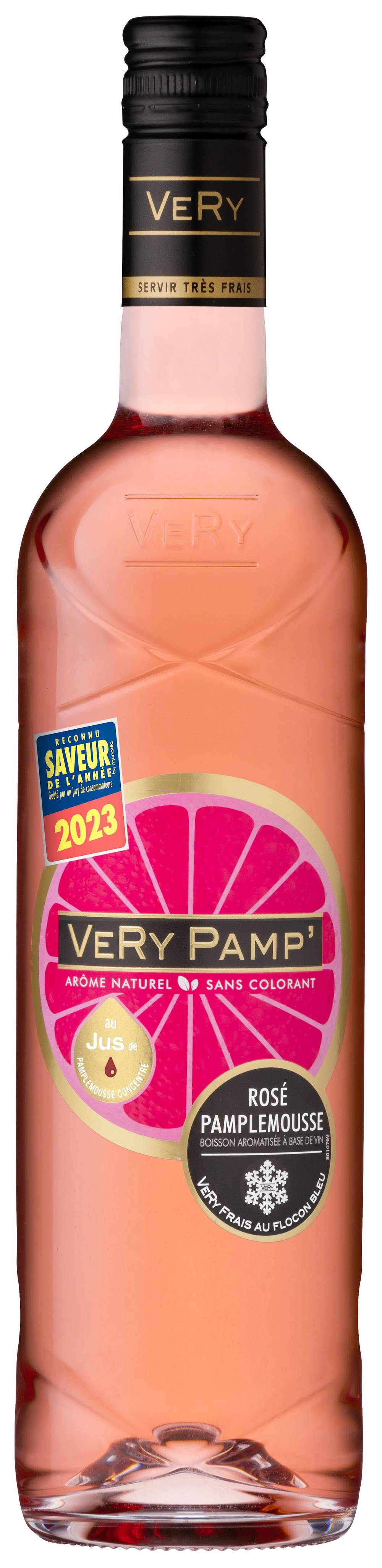Very Pamp' - Boisson à base de vin rosé aromatisée, pamplemousse (750ml)