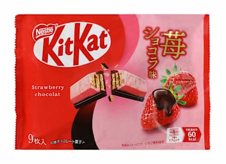 KitKat® Strawberry Chocolat Flavored Chocolate 9-Pieces