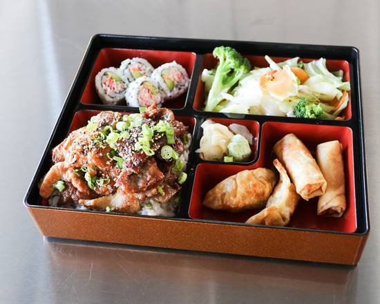Chicken and Beef Bento