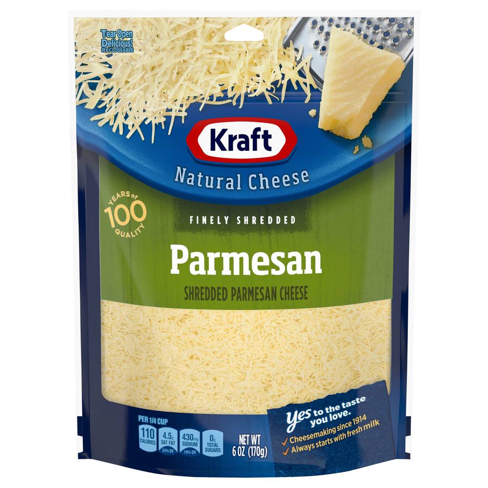 Kraft Parmesan Finely Shredded Cheese (6 oz)