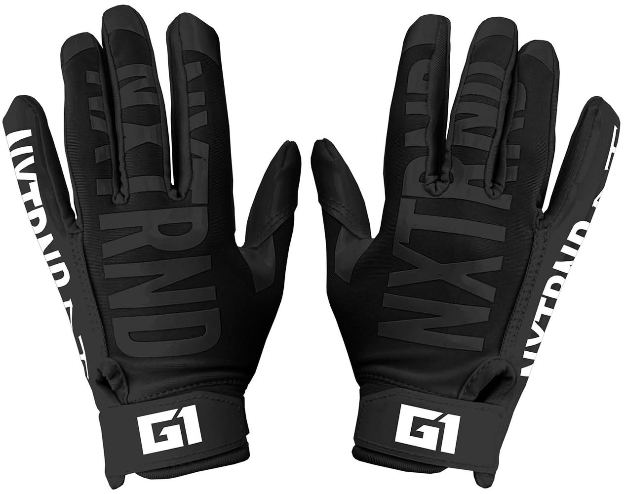 NXTRND Youth G1 Football Gloves (Black, L)