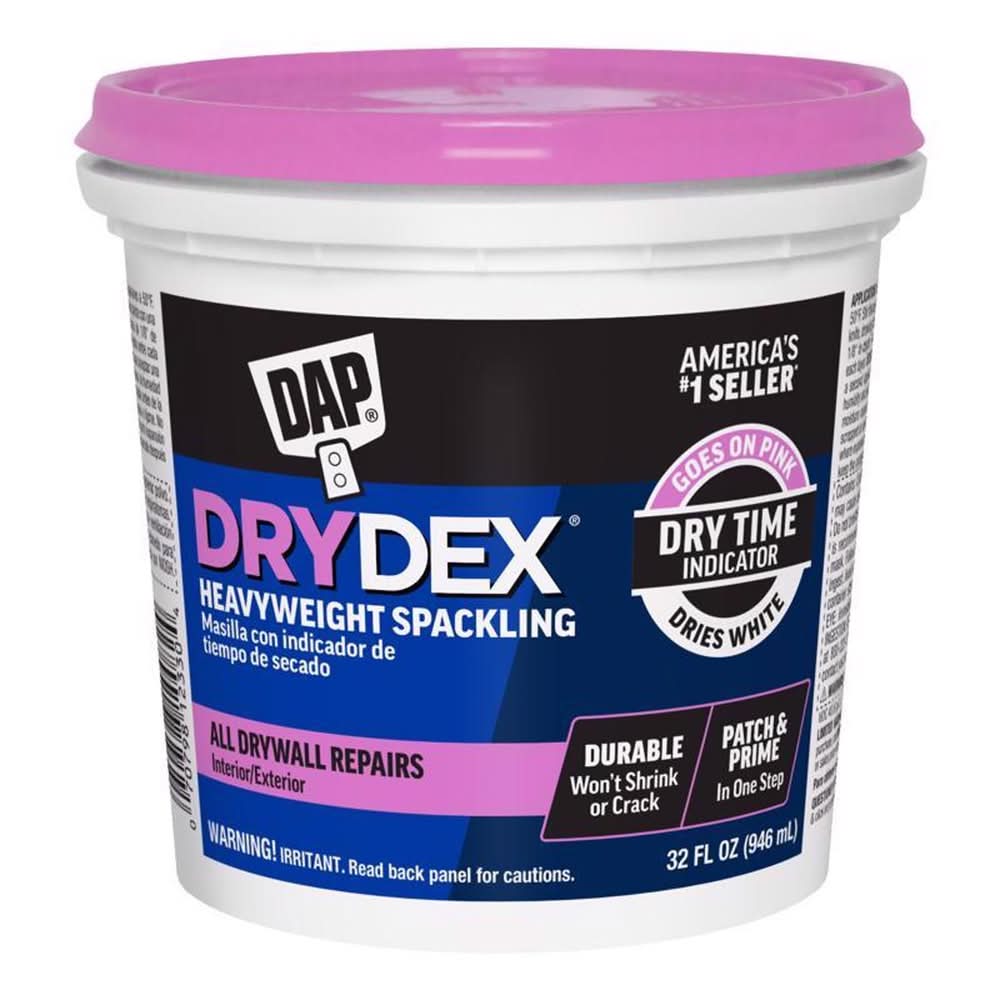 Dap Drydex Ready To Use White Spackling Compound 1 Qt