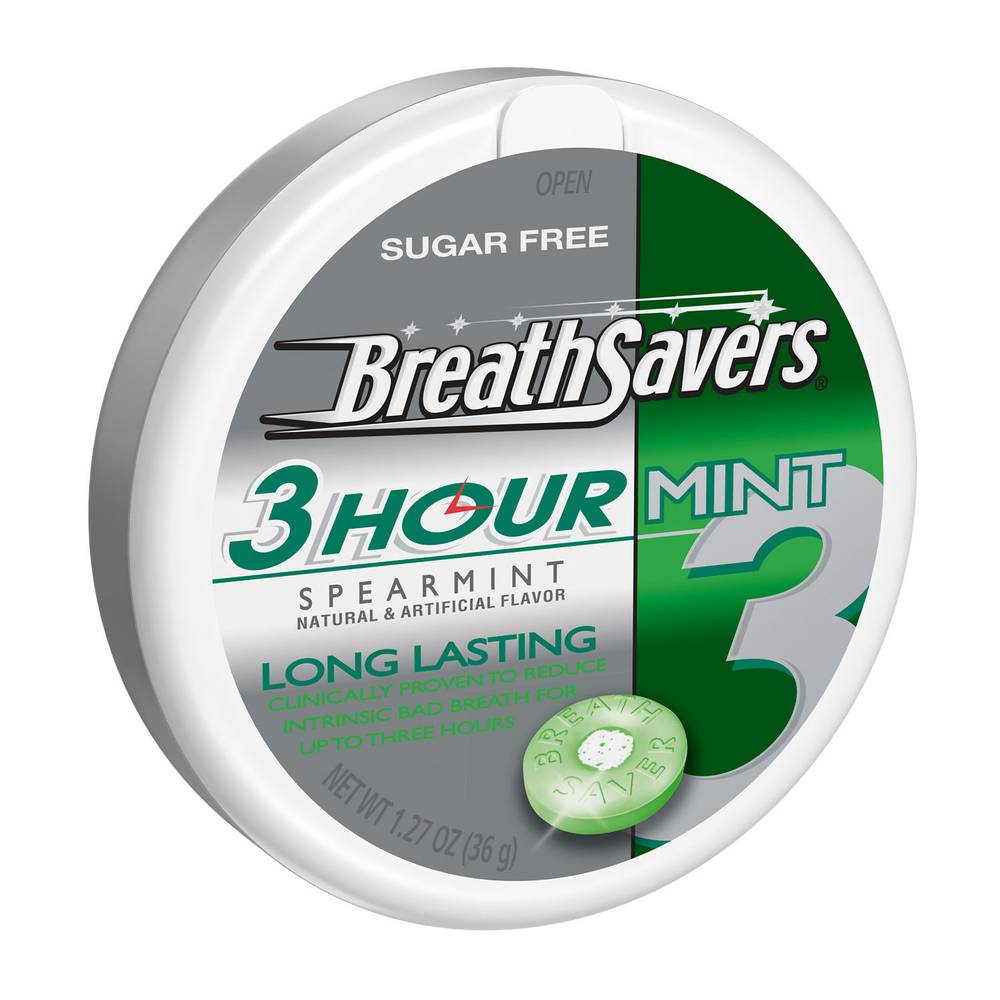 Breath Savers Long Lasting 3 Hour Breath Mints (spearmint)