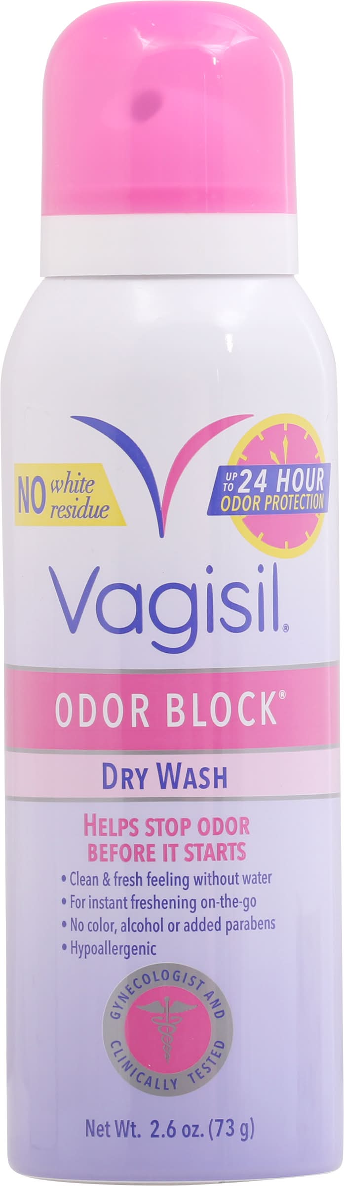Vagisil Odor Block Dry Wash Deodorant Spray (2.6 oz)
