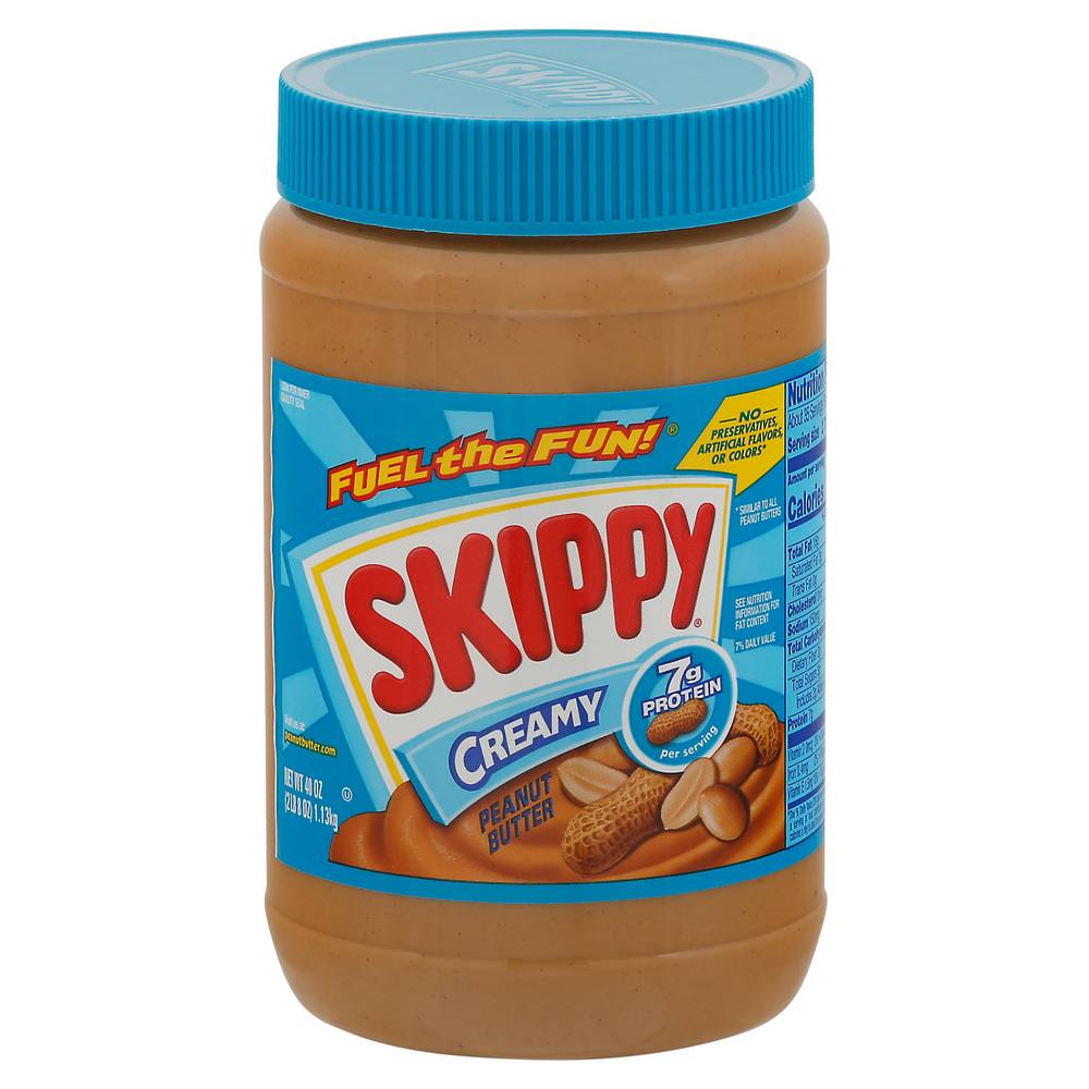 Skippy Creamy Peanut Butter (40 oz)