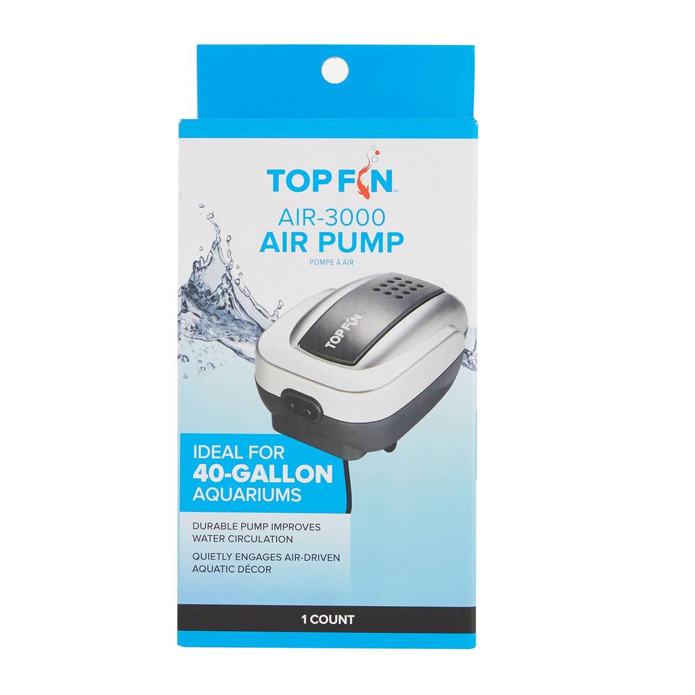 Top Fin® Aquarium Air Pump (Color: Assorted, Size: 40 Gal)