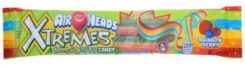 Airheads Xtremes Sweetly Sour Candy, Rainbow Berry (2 oz)
