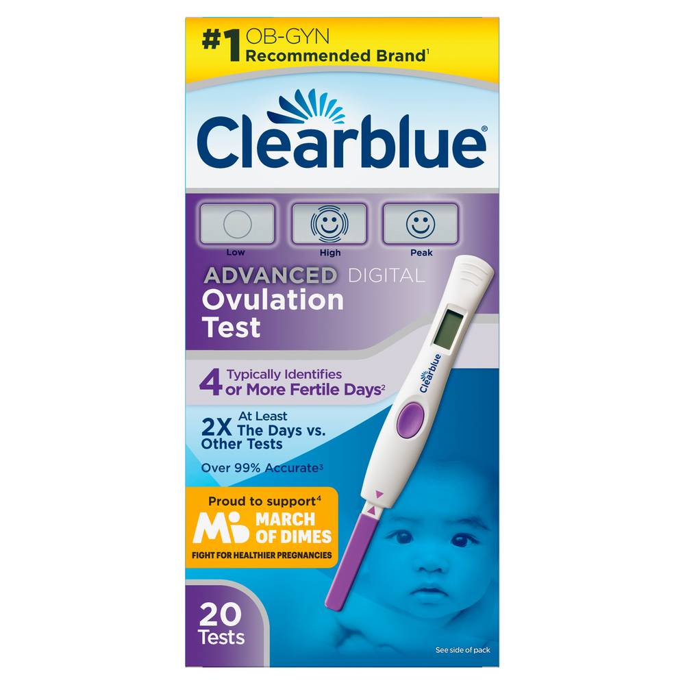 Clearblue Advanced Digital Ovulation Tests (20 Ct)