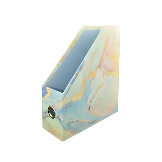 Marble Decorative Magazine Bin By Ashland