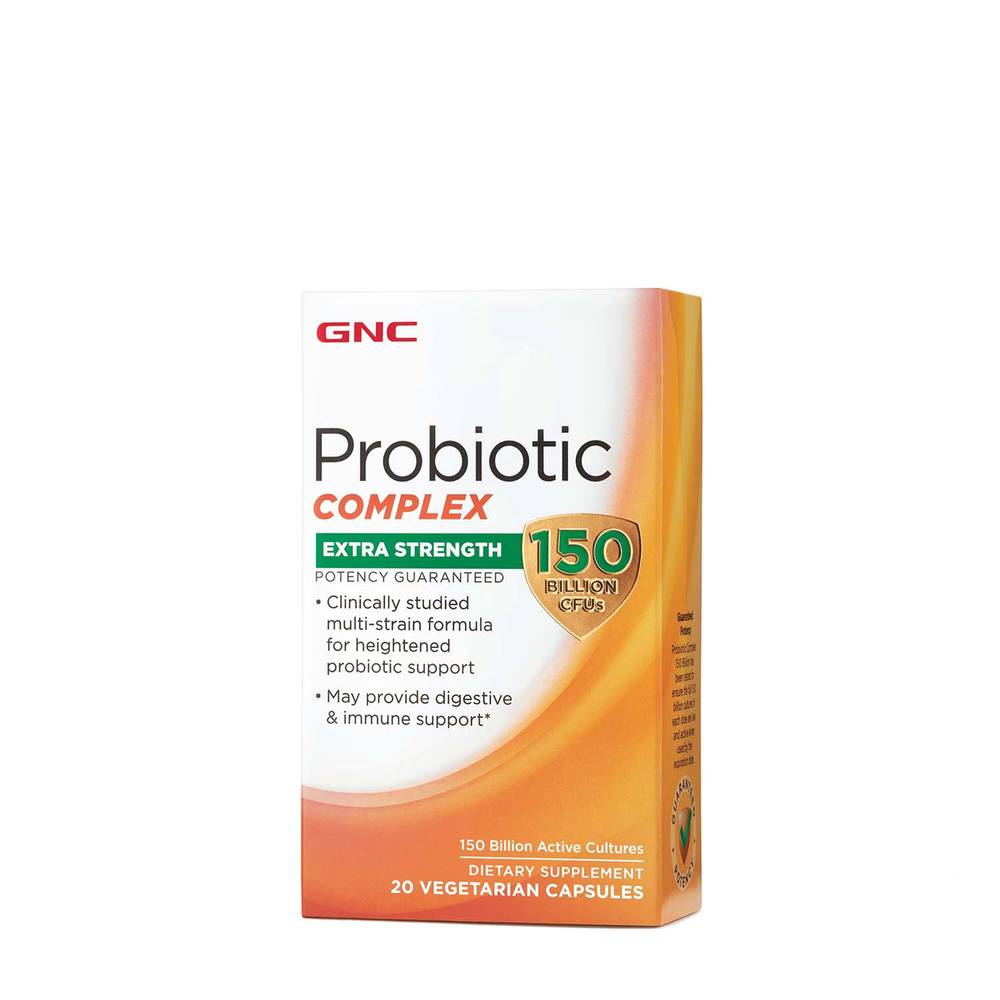 Gnc Probiotic Complex Extra Strength Capsules (20 ct)