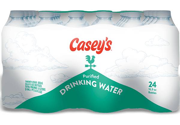 Casey's Purified Water 24 pack 16.9oz