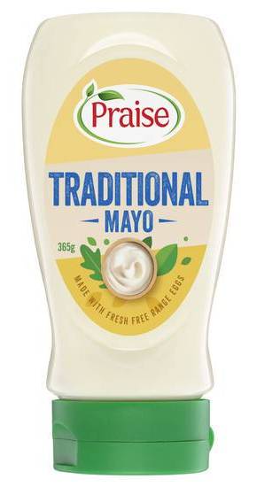 Praise Squeeze Mayonnaise Traditional 365g
