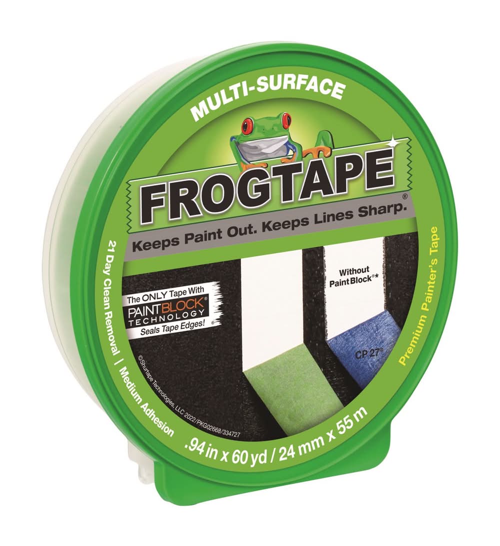 Frogtape 0.94 In. W X 60 Yd L Green Medium Strength Painter'S Tape 1 Pk