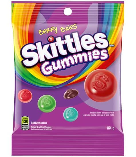 Skittle Gummies Berry 164g 88640