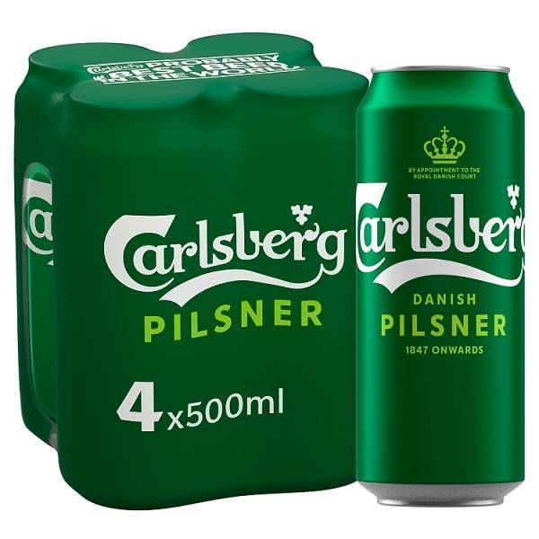 Carlsberg Pilsner 4pack 500ml