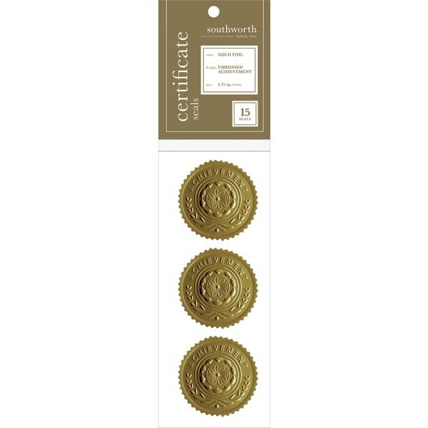 Southworth Gold Award/Certificate Seals (15 ct)