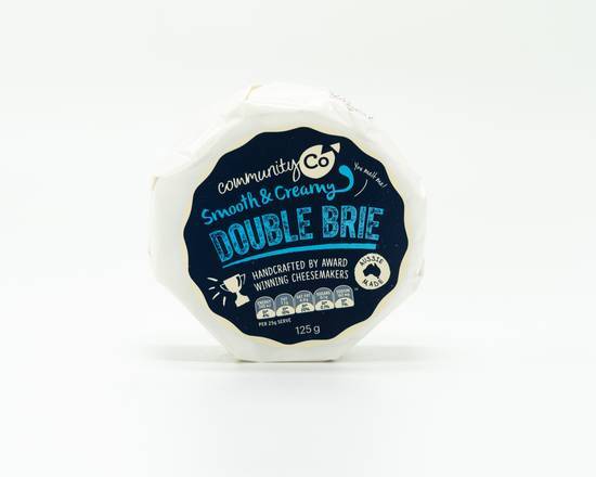 Community Co Smooth & Creamy Double Brie Soft Cheese 125g