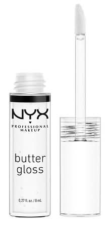 NYX Professional Makeup Non Sticky Butter Lip Gloss, Sugar Glass (0.27 fl oz)