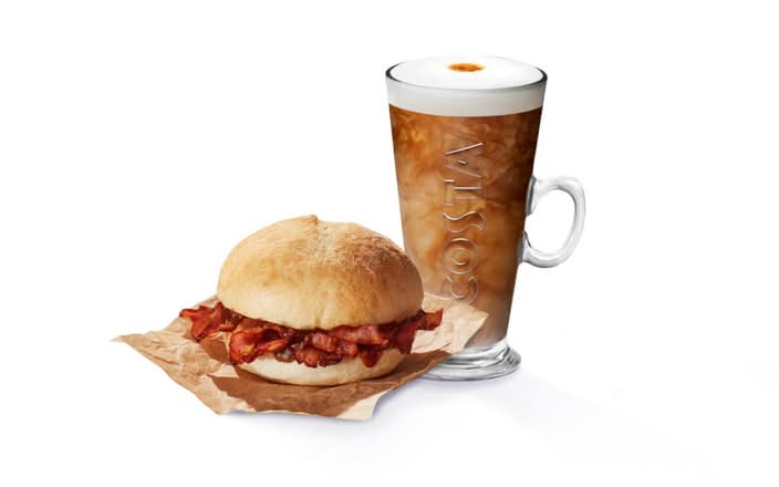 Breakfast Bap Meal For 1