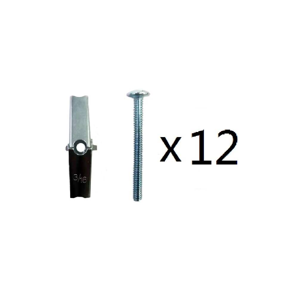 Project Source 3/16-in 2-in Zinc-plated Interior Anchor Bolt (12-Count) | 21-9546