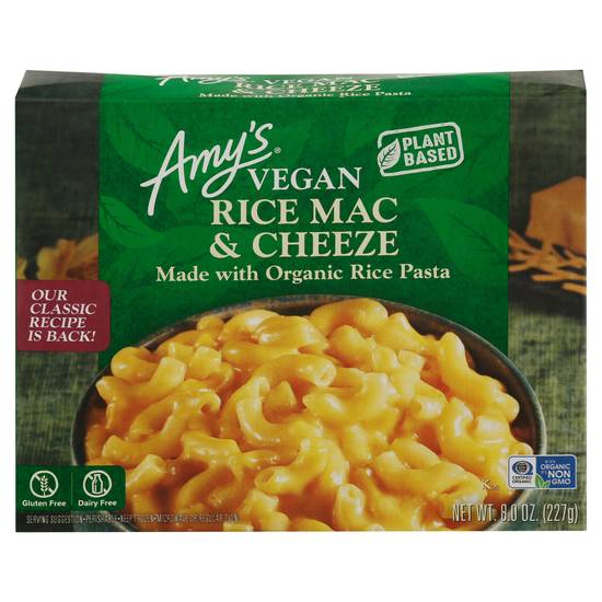 Amy's Gluten Free Dairy Free Rice Mac & Cheeze